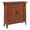 Russet Brown, variant on Allora Mid-Century Solid Wood 2 Doors Hall Stand in Black Slate