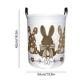 thumbnail image 2 of WEGFTDUOP Easter Foldable Laundry Hamper with Handles, Storage Bin for Clothes, Toys & Holiday Decor Gift, 2 of 6