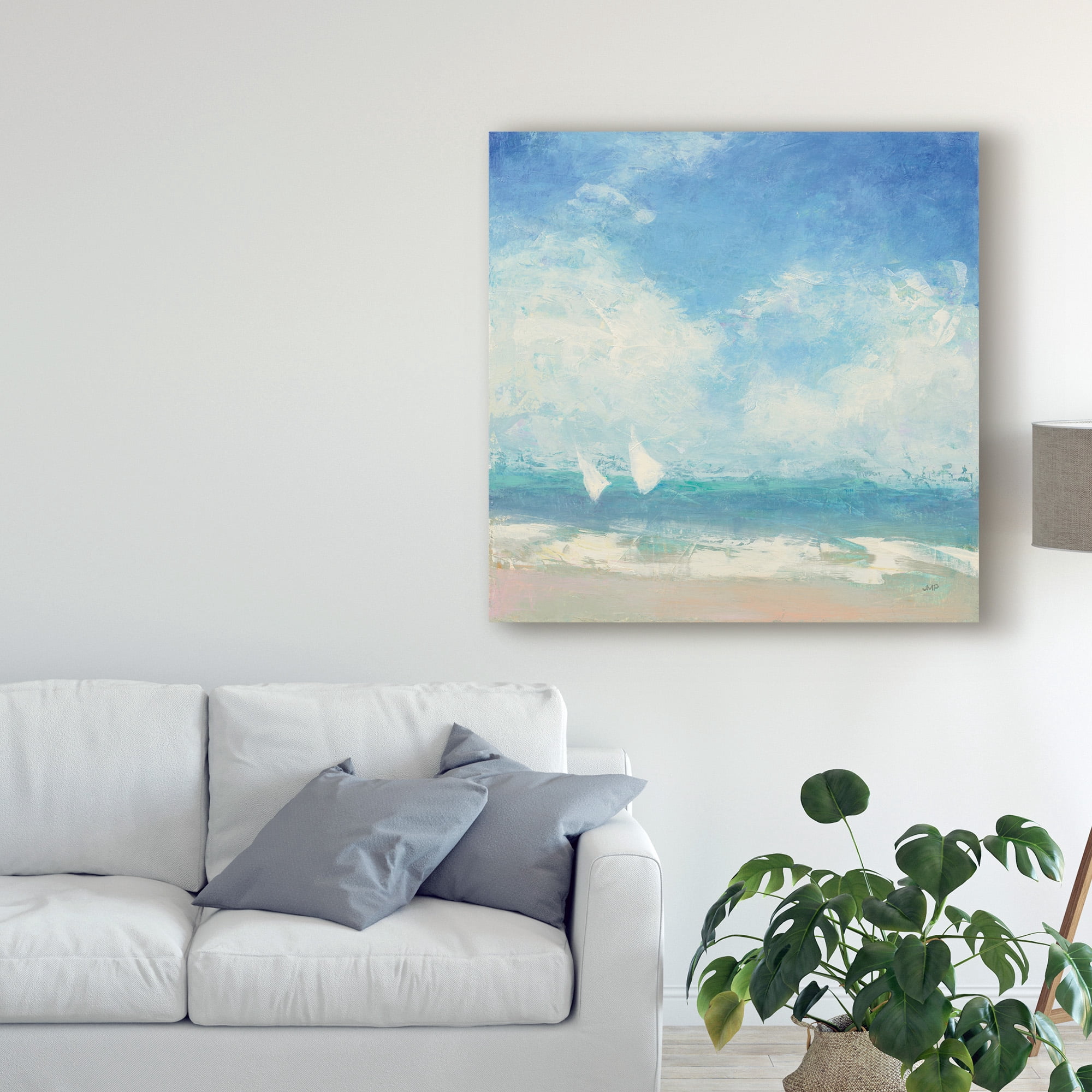 Trademark Fine Art 'Rounding the Buoy' Canvas Art by Julia Purinton