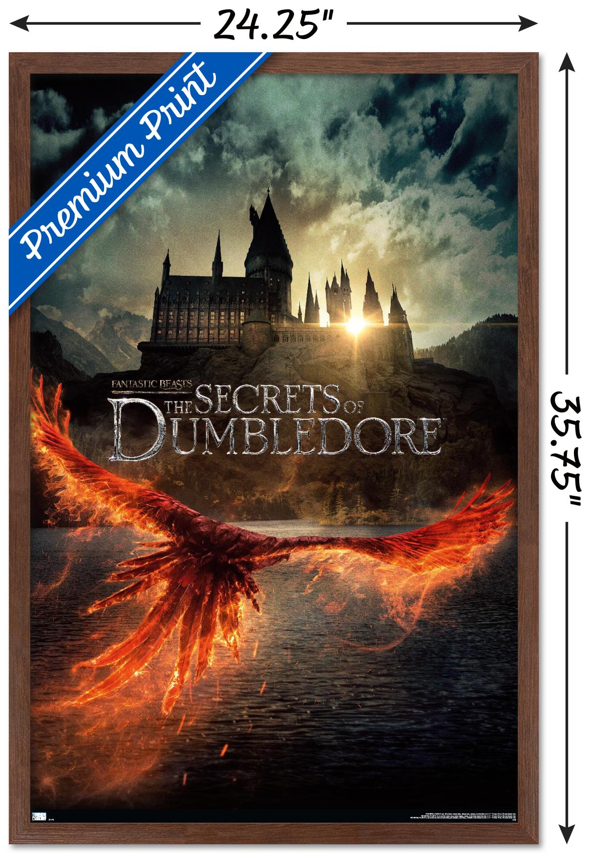 Fantastic Beasts: The Secrets of Dumbledore - Teaser One-Sheet Wall Poster, 22.375" x 34" Framed