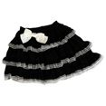 thumbnail image 3 of Ladies' Black Girl Lace Layer Short Skirt Set - Polyester Material, S-M Sizes, Suitable for Party/Casual, Elastic Waist, 3 of 3