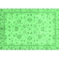 thumbnail image 1 of Ahgly Company Indoor Rectangle Oriental Emerald Green Traditional Area Rugs, 2' x 5', 1 of 4