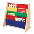 thumbnail image 4 of Whitmor Traditional Decor Kids 5 Nylon Pocket Wood Book Stand / Organizer - Red, Yellow, Green, Blue, 4 of 7