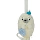 thumbnail image 5 of Bolso bandolera de peluche con forma de foca, creativo, cartera de peluche con forma de foca para ir de compras para mujeres y niñas. Blanco S, 5 of 5