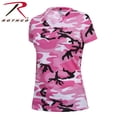 thumbnail image 2 of Rothco T-Shirt Long à Col en V Camouflage pour Femmes - Camouflage Rose, 2TG, 2 of 2