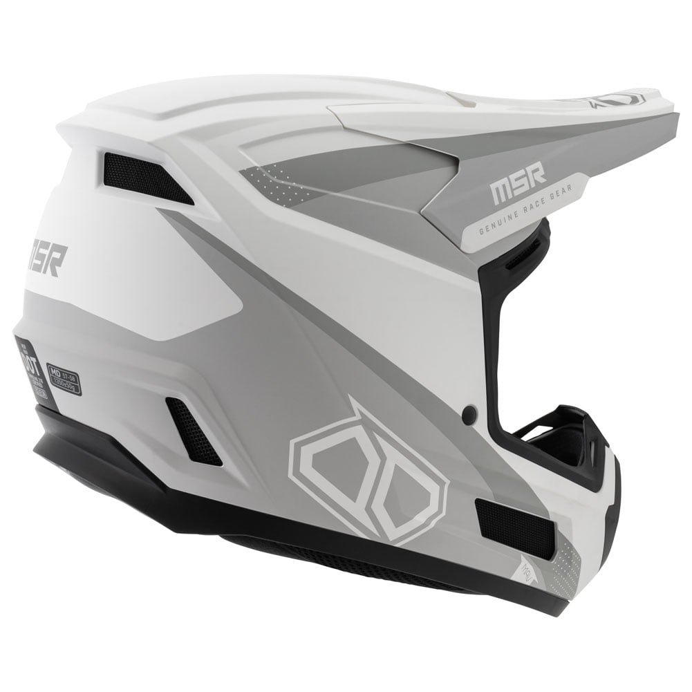 MSR™ Mav Inertia Dirt Bike Motocross Helmet w/MIPS Medium Matte White/Grey