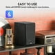 thumbnail image 2 of Edifier R990BT Bluetooth Active Bookshelf Speakers 2.0 (Black), 2 of 7