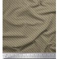 thumbnail image 1 of Soimoi Moss Georgette Fabric Check Shirting Print Fabric by The Yard 42 Inch Wide, 1 of 1