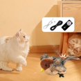 thumbnail image 1 of Juguete interactivo para gatos y pájaros con chirrido y batientes, recargable, realista, para ejercicio, control remoto, para mantenerse, 1 of 9