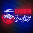 thumbnail image 1 of Letrero de neón Noodle Ramen LED para decoración de pared, 40 x 22 cm, 1 of 9