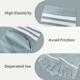 thumbnail image 3 of 5Pairs Womens Girls Toe Socks Five Fingers Cute Colorful Ankle Athletic Running Toe Seperated, 3 of 4