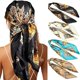 thumbnail image 1 of Uds. Pañuelo para la cabeza para mujer de 35 pulgadas, pañuelos para el pelo, pañuelos cuadrados de satén para la cabeza para mujer, pañuelos para el pelo tipo seda, 1 of 5