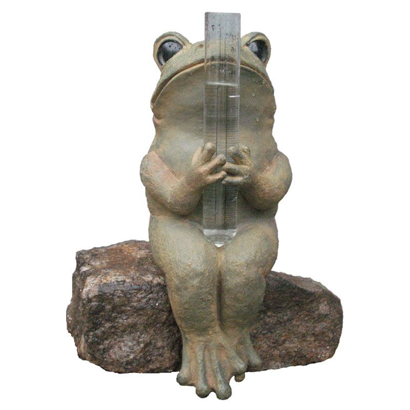 Frog Sitting Rain Gauge by HOUSE PARTS, INC.