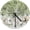 Forest-1, variant on Forest Wall Clock, Watercolor Mountain Forest Nature Tree Woodland Round Clocks Wall Decor Silent No Ticking 12 Inch Wooden Clock for Bedroom Living Room Home Office