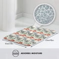 thumbnail image 6 of Bathroom Rugs Non Slip Washable - Gothic Cool Husky Multi Color Kitchen Mats for Floor, Area Rugs for Entryway Rugs Indoor, Laundry Bathroom Room Door Rug with Rubber Backing 20x31.5in, 6 of 8