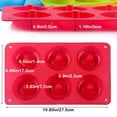 thumbnail image 6 of Silicone Donut Mold Donut Mould Pan Baking Tray Bagels Cake Biscuit Muffins, 6 of 6
