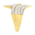 thumbnail image 4 of 10K Yellow Gold 1 1/7ct. TDW Diamond Bypass Ring (I-J,I1-I2), 4 of 7