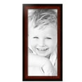thumbnail image 2 of ArtToFrames 10" x 22" Matte mahogany Diploma Picture Frame, 10x22 inch Brown Wood Poster Frame (WOM-5108), 2 of 7