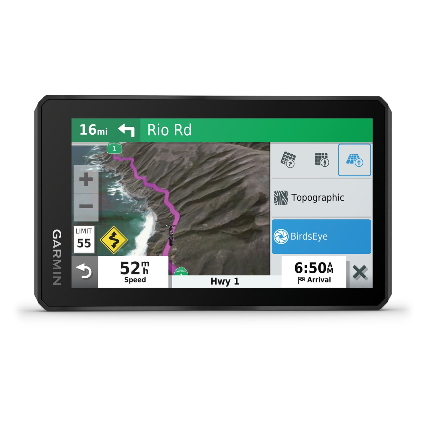 Garmin zmo XT, All-Terrain Motorcycle GPS Navigation Device, 5.5-inch Ultrabright and Rain-Resistant Display