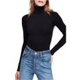 thumbnail image 1 of Free People Blouse à Enfiler Dos Ouvert pour Femmes, Noir, TP/S, 1 of 1