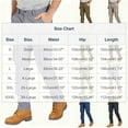 thumbnail image 3 of Cargo Pants For Men Relaxed Fit Cargo Work Pant Outdoor Hiking Utility Tactical Pants Lightweight Multi-Pockets, 3 of 6