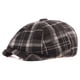 thumbnail image 5 of Sonducket Boina sombrero a cuadros fieltro invierno cálido Unisex Festival al aire libre Camping senderismo nieve esquí moda gorra plana hombre Type1 NO1, 5 of 6