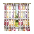 thumbnail image 6 of Yayeee Window Curtains Light Filtering 63"x42" Grommet Panel Pair Home Living Room Decor, Colorful Jam Jars, 6 of 7