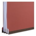 thumbnail image 6 of Universal UNV10408 2 Dividers 6 Fasteners Heavy-Duty Pressboard Cover Letter Size Six-Section Classification Folders - Brick Red (20/Box), 6 of 7