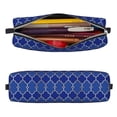 thumbnail image 2 of Honeii Blue Lantern Shapes Pattern Pencil Case, Pencil Pouch, Pencil Case Small, Pencil Pouch Aesthetic, PVC Pencil Pouch, Pencil Bag, Makeup Pouch, 2 of 7