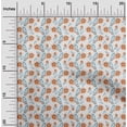 thumbnail image 2 of oneOone Cotton Cambric Rust Brown Fabric Asian Block Sewing Material Print Fabric By The Yard 56 Inch Wide, 2 of 4