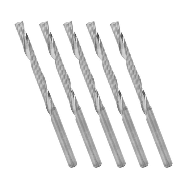 Brocas De Enrutador CNC, Fresa De Extremo Cuadrado De Carburo Estable Y Duradero Fácil De Usar Para Madera Aluminio Acero Titanio Para Aceros Aleados/aceros Endurecidos Para ANGGREK Otros