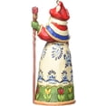 thumbnail image 2 of Enesco Jim Shore Heartwood Creek Dutch Santa Stone Resin Hanging Ornament, 4.5‚Äù, 2 of 2
