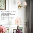 thumbnail image 3 of 3Pcs E14 Cloth Lamp, Shade Flower Pattern Clip on Bulb Lampshade for Table Lamp Chandelier Floor Lamp, Modern Style Wall Lightbulb Candelabra Bulbs Replacement, 3 of 9