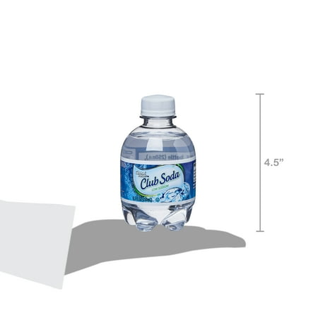 Great Value Low Sodium Club Soda, 8.5 fl oz, 6 count