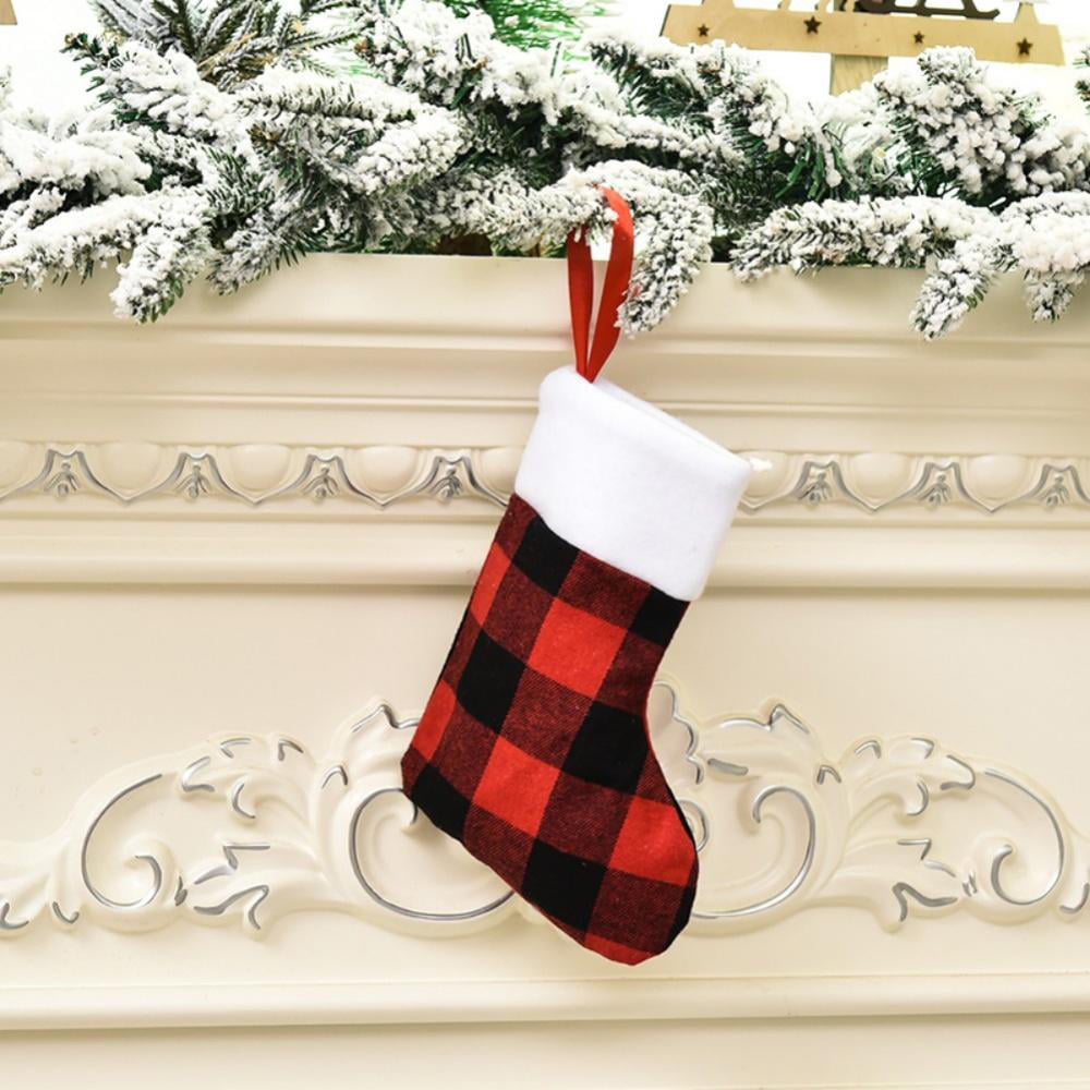 Socks Bag Burlap Canvas Stocking Christmas Gift Bags Canvas Socks Socks Bag 