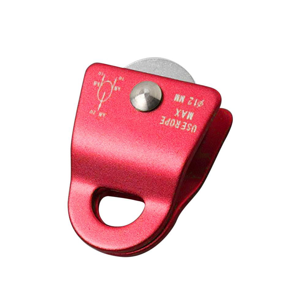 red Pulley Large Pulley Strong Aluminum-Magnesium Alloy,for Mountain Rescue 