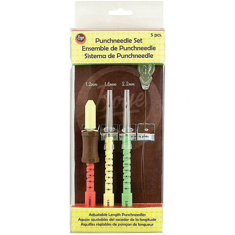 Embroidery Punch Needle Kit  16 Pieces Punch Needle Tool