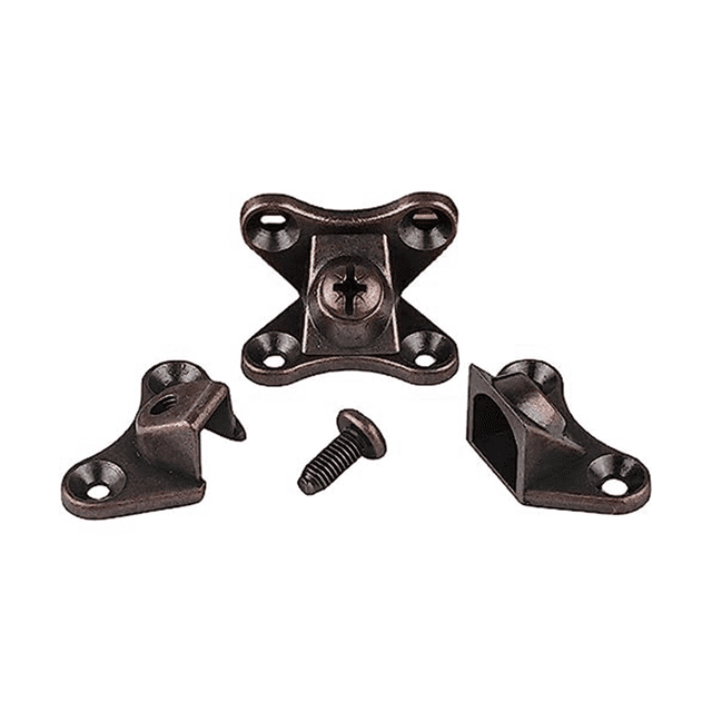 Removable Combination Butterfly Corner Code, Angle Corner Brackets, Heavy Duty Shelf Brackets, L Bracket, (Red Bronze)