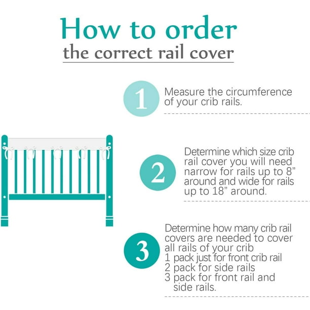 Crib protector for clearance teething