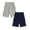 Navy, Grey, variant on SGMVNU 2 Pack Boys Basketball Shorts Summer Stretch Athletic Sports Shorts Lightweight Running Shorts Activewear, Size 13-14 Years, Navy, Red