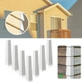 thumbnail image 4 of Pebbuoy 8Pcs Aluminum Outside Siding Corner Caps Rustproof Corrosion Resistant High Strength Smooth Siding Aluminum Corner Trim Corner Caps, 4 of 7