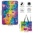 thumbnail image 2 of Colorful Tie Dye Vortex Outdoor Picnic Blanket, Foldable Waterproof Beach Mat, Portable Beach Blanket for Beach Camping, Hiking, Family Concerts, 2 of 8