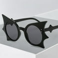 thumbnail image 4 of Fvsianol Punk Sunglasses Sunglasses Retro Bat Shape Sunglasses Unisex Punk Eyewear 1 Pair, 4 of 8