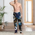 thumbnail image 2 of Fotbe Football Pantalones de Pijama para Hombre, Pantalones de Dormir, Pantalones de Casa con Cintura Ajustable y Bolsillos-Large, 2 of 6