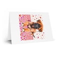 thumbnail image 2 of DistinctInk Greeting Card / Note Card - Valentine's Day Belgian Malinoi Puppy - PACK of 10, 2 of 7