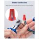 thumbnail image 5 of 50 Piezas de Tuercas para Cables, Tapas Conectores Cables Eléctricos Calibre 10-22 AWG, Cableado, Giratorias A, 5 of 6