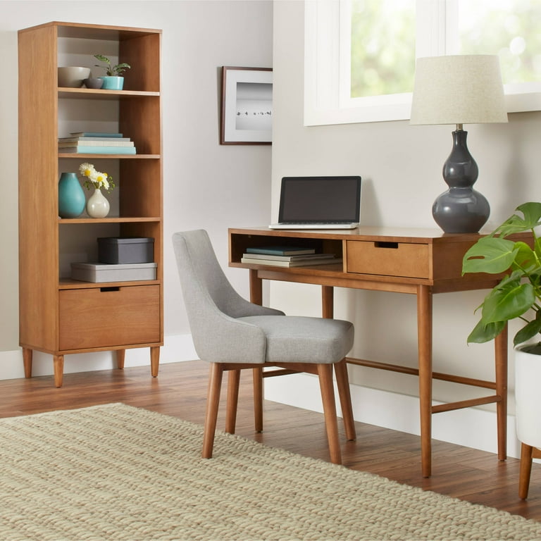 Mid century store modern desk walmart