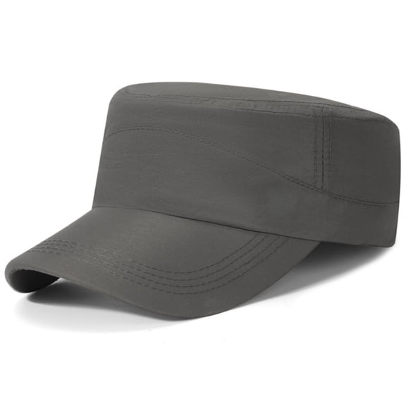 Base Baseball Cap for Women Men Solid Color Adjustable Flat Top Cap Summer Sun Hats Windproof Lightweight Fashionable Hat Sports Caps Outdoor One Size Unisex