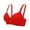 Red, variant on Push up Bra for Women Lace Print Bras No Underwire Brassiere Full Cup Breathable Support Bra