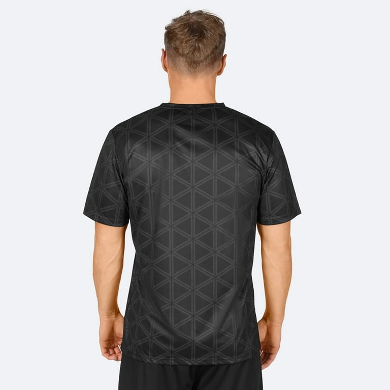 MUSINSA | SCULPTOR Velour Soccer Jersey Black